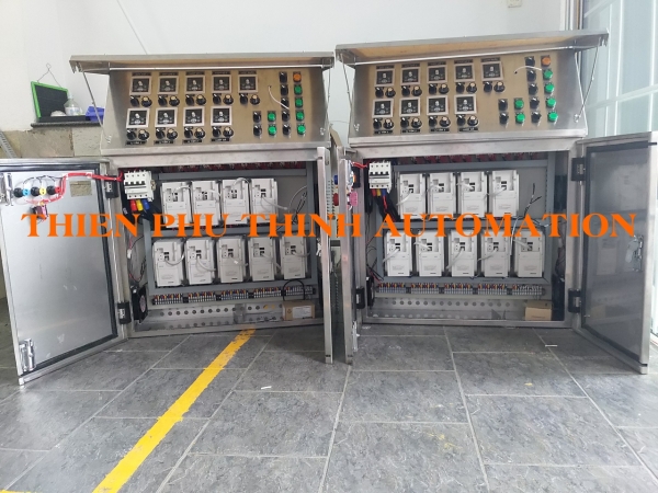 Tủ điện máy chẻ hạt điều - Công Ty TNHH Tự Động Hóa Thiên Phú Thịnh
